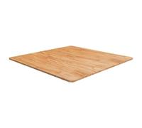 GCHDHAPB Inicio-Accesorios de mesa, tableros de mesa, mesa cuadrada, marrón claro, 90 x 90 x 1,5 cm, roble macizo tratado