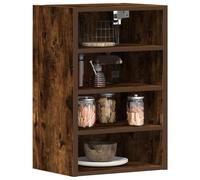 GCHDHAPB Inicio Armarios y Almacenamiento, Armarios de cocina, Armario Colgante Roble Ahumado 40x29,5x60 cm Madera Ingeniería