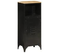 GCHDHAPB Juego de muebles de baño, armario de baño, 40 x 27 x 90 cm, hierro y madera maciza de mango