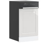 GCHDHAPB Muebles para el hogar y almacenamiento, armarios de cocina, panel para lavavajillas, color blanco brillante, 45 x 1,5 x 67 cm, madera de ingeniería