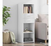 GCHDHAPB Muebles para el hogar y almacenamiento, bufés y aparadores, tablero alto, color blanco, 40 x 42,5 x 124 cm, madera de ingeniería