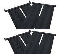 GCHDHAPB Panel solar de calentador de piscina, 4 unidades, 80 x 310 cm, para el hogar y el jardín, piscina, spa, accesorios para piscina y spa, calentadores de piscina