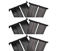 GCHDHAPB Panel solar de calentador de piscina, 6 unidades, 80 x 620 cm, para el hogar y el jardín, piscina, spa, accesorios para piscina y spa, calentadores de piscina