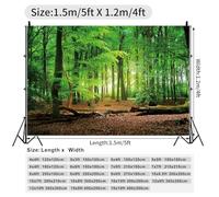 GCIREC 5x4ft Fondo Verde Primaveral del Bosque Tema de Acampada en un Paraíso Natural Fondo de Fiesta de Vacaciones de la Familia Banner de Estudio de Fotos Niños Apoyos de Fotografía
