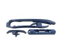 GCLANXI Kit de deslizador de cadena de basculante, protector de cadena, abrazadera de manguera de freno for KTM SX, SXF, XC, XCF, HUSQVARNA FC, FS, FX, TC, TXi, FX350 (2016-2022)(Blue 3 Piece Set)