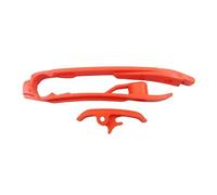 GCLANXI Kit de deslizador de cadena de basculante, protector de cadena, abrazadera de manguera de freno for KTM SX, SXF, XC, XCF, HUSQVARNA FC, FS, FX, TC, TXi, FX350 (2016-2022)(Orange 2 Piece Set)