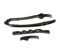 GCLANXI Protector de cadena deslizante for brazo oscilante de motocicleta, guía de cadena, protector de zapatilla for KTM SX SXF XC XCF XCW XCFW XWF EXC EXCF for HUSQVARNA(Black 3 pieces)