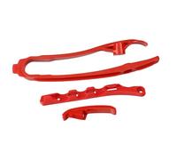 GCLANXI Protector de cadena deslizante for brazo oscilante de motocicleta, guía de cadena, protector de zapatilla for KTM SX SXF XC XCF XCW XCFW XWF EXC EXCF for HUSQVARNA(Red 3 pieces)