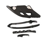 GCLANXI Protector de cadena deslizante for brazo oscilante de motocicleta, guía de cadena, protector de zapatilla for KTM SX SXF XC XCF XCW XCFW XWF EXC EXCF for HUSQVARNA(Black 4 pieces)