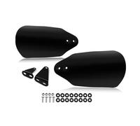 GCLANXI Protector de Manillar for Motocicleta, Protector de Manillar, Parabrisas, for Touring Road Glide Electra Glide Road King 2014-2020(Black)