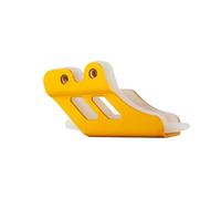 GCLANXI Protector separador de deslizador de cadena de motocicleta for Yamaha DT125, DT200, DT230, DT 125, 200 y 230 DirtBike.(White yellow)