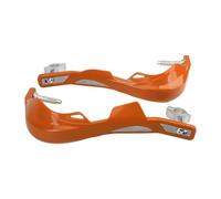 GCLANXI Protectores de Mano for Motocicleta, Protector de Mango de Motocross de 22MM y 28MM, protección del Manillar for KTM, Yamaha, Suzuki Pit Dirt Bike(Orange)