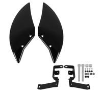 GCLANXI Radiador de pinza de freno for motocicleta KAWASAKI NINJA ZX-6R 2024-2026 2025, Enfriador de disco de freno, cubierta lateral del conducto de refrigeración de aire(Glossy black lower)