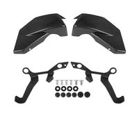 GCLANXI Radiador de pinza de freno for motocicleta KAWASAKI NINJA ZX-6R 2024-2026 2025, Enfriador de disco de freno, cubierta lateral del conducto de refrigeración de aire(Twill pattern upper)