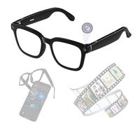 GCLCPAEN Gafas De Traducción con IA, Cámara HD De 500W, Reconocimiento De IA, Chat Gpt, Transmisión Dual, Audio De Oído Abierto, Traducción En Tiempo Real, para Conducir, Exteriores, Fotos Y Vídeos.