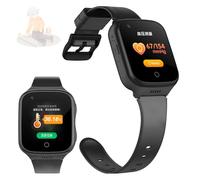 GCLCPAEN Reloj Inteligente con Detector De Caídas con Cámara,Monitor De Frecuencia Cardíaca,Pantalla IPS De 1,4",Videollamada Bidireccional,Seguimiento GPS,Alerta Sos,Sensores E Interacción por Voz