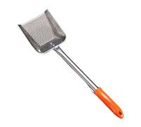 Gcljlmy Aceite Skimmer Acero Inoxidable Colador de Aceite Herramienta de Cocina con Pollo Freír - Separador de aceite francés para fideos de carne espaguetis (49,5 cm x 14 cm x 3 cm)