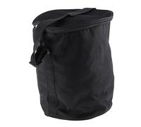 Gcljlmy Bolsa de cubo redonda para deportes, pelotas de tenis (negro, 28 cm)
