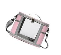 Gcljlmy Bolsa portapájaros para mascotas, transporte de pájaros, suministro de pájaros, bolsa de hombro portátil, transportador de viaje para chinchilla, cuestiones monetarias (rosa L)
