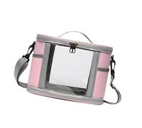 Gcljlmy Bolsa portapájaros para mascotas, transporte de pájaros, suministro de pájaros, bolsa de hombro portátil, transportador de viaje para chinchilla, cuestiones monetarias (rosa S)