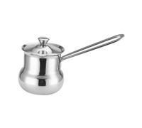 Gcljlmy Cafetera árabe, mango largo, salsa caliente, mantequilla de chocolate, cafetera, calentador de mantequilla para cocina, café, hogar (540 ml)