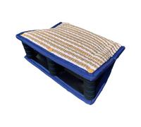 Gcljlmy Cojín de mordedura para perros de yute con acolchado para mordedor, mangas de entrenamiento y juguete para entrenamiento para Labrador Retriever, club deportivo para perros (azul)