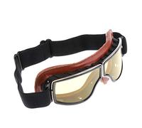 Gcljlmy Gafas de moto retro, gafas de aviador, gafas de aviador, gafas de moto, gafas de cross, gafas de espejo, gafas de moto para usuarios de gafas
