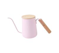 Gcljlmy Hervidor de café con cuello de cisne, portátil con asa, tetera de té, cafetera para casa, cafetería, restaurante (350 ml, rosa)