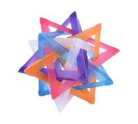 Gcljlmy Pantalla para lámpara de camping, pantalla geométrica, portátil, impermeable, cubierta de luz irregular, decoración para senderismo, dormitorio, dormitorio