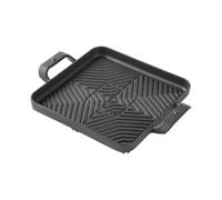 Gcljlmy Plancha cuadrada de hierro fundido para pícnic, para interior y exterior, cocina (26 x 26 cm)