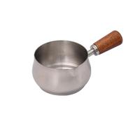 Gcljlmy Taza medidora de acero inoxidable, cuchara, vaso de salsa, vaso medidor seco y líquido, plato de ensalada de tomate, cuenco de salsa para ingredientes alimentarios (S)