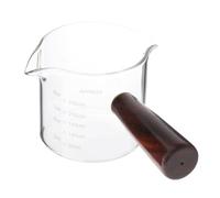 Gcljlmy Vasos de café de 250 ml con doble boquilla de cristal transparente multiusos para bebidas frías y calientes