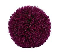 Gcroet Bolas topiarias Artificiales, Bola topiaria Artificial 40 cm Colgante de boj de boj de boj de Bola Planta Decorativa de imitación para decoración de Techo púrpura