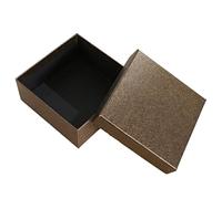 Gcroet Caja de papel con tapas Cajas pequeñas de cartón para regalos Cajas de almacenamiento para manualidades 13x13x5, 5 cm.