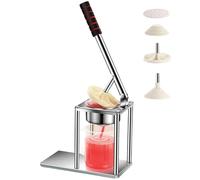 Gcroet Exprimidor Manual Prensa Manual Prensa de Frutas de Acero Inoxidable 304 Extractor de Jugo eficiente con Taza medidora de 300 ml para Naranjas, Uvas, Limones y Bayas...