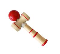 Gcroet Kendama de Madera con Bola Azul, Juguete clásico japonés de Habilidad de Equilibrio, Juguete de Habilidad de Madera..