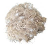 Gcroet Material para anidación de pájaros, Bolas para anidar para pájaros, Mezcla de Yute, algodón y Lana de Primera Calidad para periquitos, pinzones y Canarios, jaulas de Cama seguras secas constru