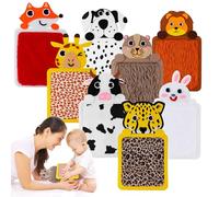 GCRQ 8 alfombrillas sensoriales y paneles táctiles para niños autistas, azulejos y alfombras educativas