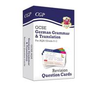 GCSE AQA German: Grammar & Translation Revision Question Cards (For exams in 2025) (CGP AQA GCSE German)