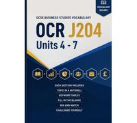 GCSE Business Studies Vocabulary OCR J204 Units 4 - 7 (GCSE Vocabulary Builders)