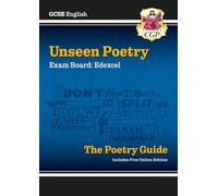 GCSE English Edexcel Unseen Poetry Guide includes Online Edition (CGP Edexcel GCSE Poetry)
