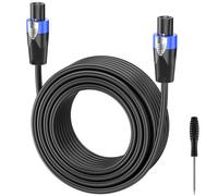 GCTBL 1M Speakon a Speakon Cables Profesional 12 Gauge Audio Cord DJ/PA Speaker Cable con Twist Lock