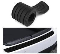 GCTRICL Protector de Parachoques Trasero para Hyundai Santa Fe 2019 2020 2021,Universal Protector de Goma para el Maletero,Cubierta Protectora de Goma Antiarañazos,104 * 9cm-Black