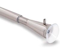 Gcurtain de Cortina para Cortina Varilla de Tensión de Resorte Divisor de Habitación Ajustable Diámetro 16-19 mm - Níquel Cepillado/Longitud Extensible 56"-98" (143-250 cm)