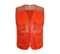 GCYEIDMA Chaleco de Malla publicitario con Logotipo Impreso for Voluntarios, Ropa Deportiva for Grupos beneficio público, Trabajo Chaleco Reflectante(Green,L)