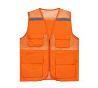 GCYEIDMA Chaleco de Malla publicitario con Logotipo Impreso for Voluntarios, Ropa Deportiva for Grupos beneficio público, Trabajo Chaleco Reflectante(Color 8,M)