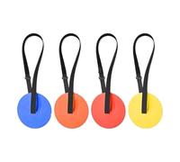 GCYEIDMA Discos de Entrenamiento fútbol Flexibles y Ajustables, 4 Unidades Discos para práctica de fútbol