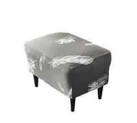 GCYEIDMA Funda Silla ala Funda elástica for sillón orejero con Estampado Floral, Fundas extraíbles for sofá Relax for Cojines de Asiento(B12 Footstool Cover)