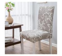 GCYEIDMA Fundas Sillas Estampadas Funda elástica for Silla de Licra, Funda con Estampado Floral for el hogar, Tejido elástico poliéster, 1/2/4/6 Piezas(Color 09,6 Piece)