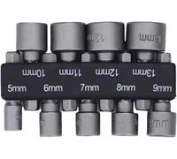 GCYEIDMA Juego de herramientas manuales neumáticas 9/14 piezas con mango llave hexagonal interior gran alcance, destornillador, varilla extensión puntas Juego de llaves de tubo(9pcs)